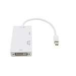 3 in 1 Mini DisplayPort/ thunderbolt Male to VGA/ DVI/HDMI 4K Cable Adapter - Image 2