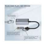 USB+ TYPE C High Speed Ethernet Adapter - Image 2