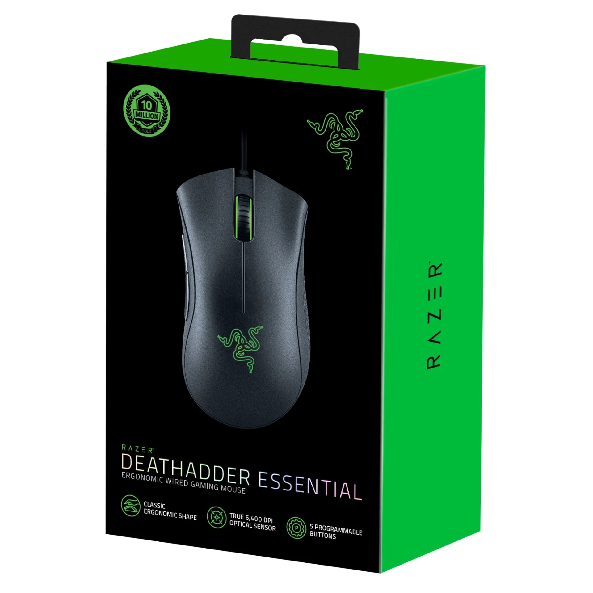 gaming mouse Razer DeathAdder Essential Ergonomic Wired Gaming Mouse - Image 1