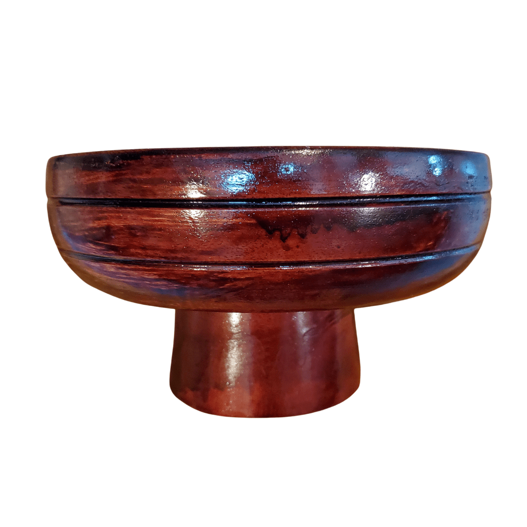 21 Wooden Fruit Bowl (8") - Image 1