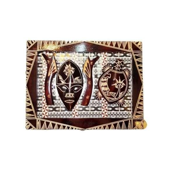 Framed Carvings- Wau/Vonu/Mask