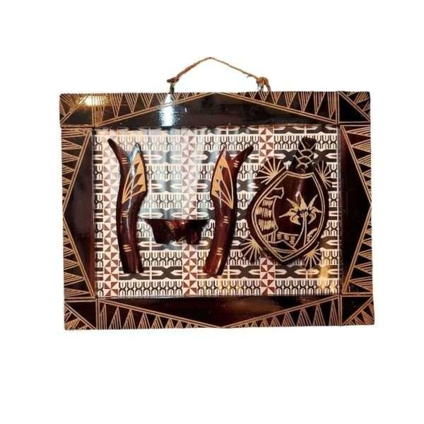 Framed Carvings- Vonu/ Wau/ Tanoa