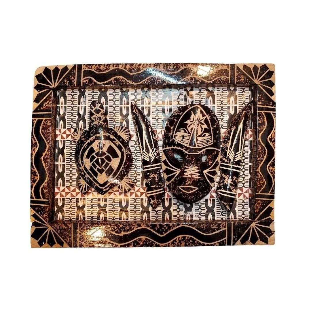 96 Framed Carvings- Vonu/ iSele/ Mask - Image 1
