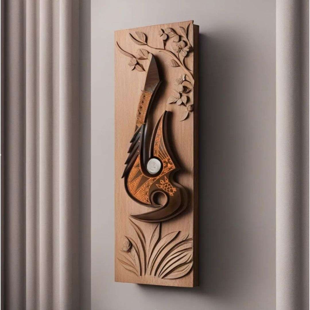 Handicraft Center (1) Wooden Hook - Image 1