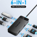 6 in 1 USB C Docking Station