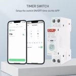 Smart Switch Energy Meter 63A Kwh Metering Monitoring Timer Relay MCB