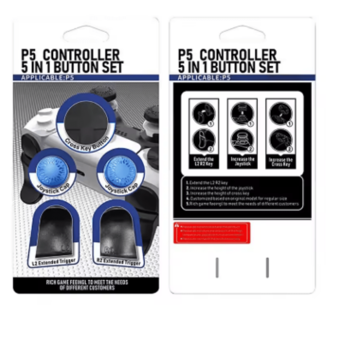 P5 button set Ps5 Controller 5 in 1 Button Set - Image 1