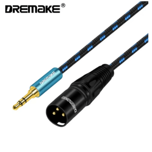 DREMAKE Aux 3.5mm Male to XLR 3-Pin Male