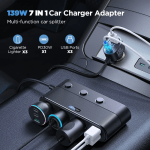 JOYROOM [Multi-Port car cigarette lighter splitter]